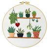 Potted Plants Hand Embroidery Kit