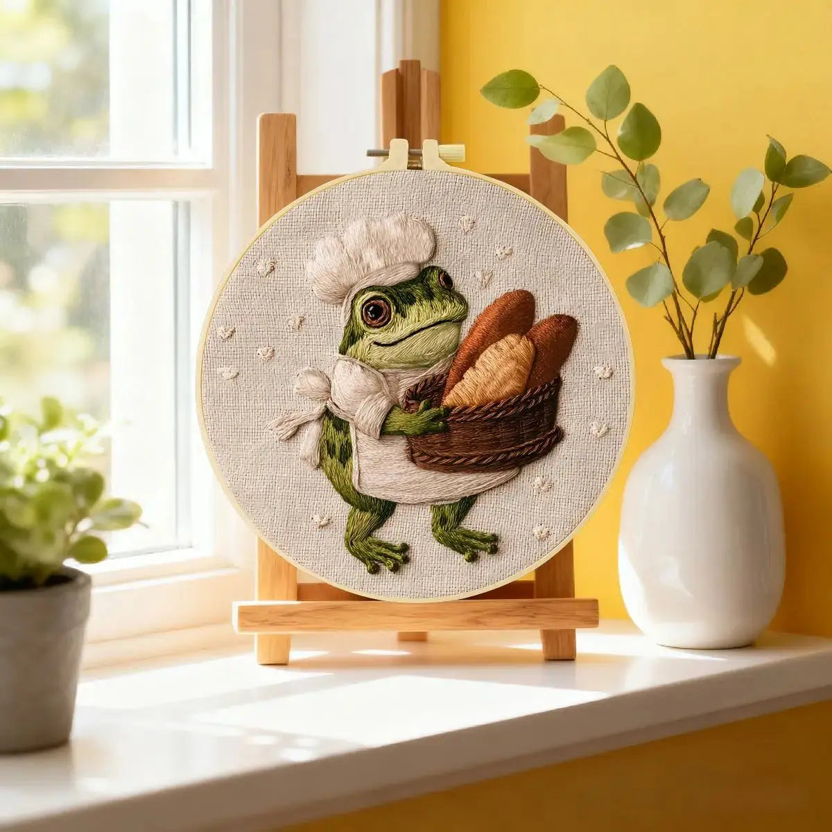 Baker Frog Embroidery Kit Kits For Stitchers