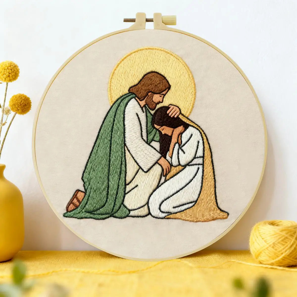 Pray Embroidery Kit