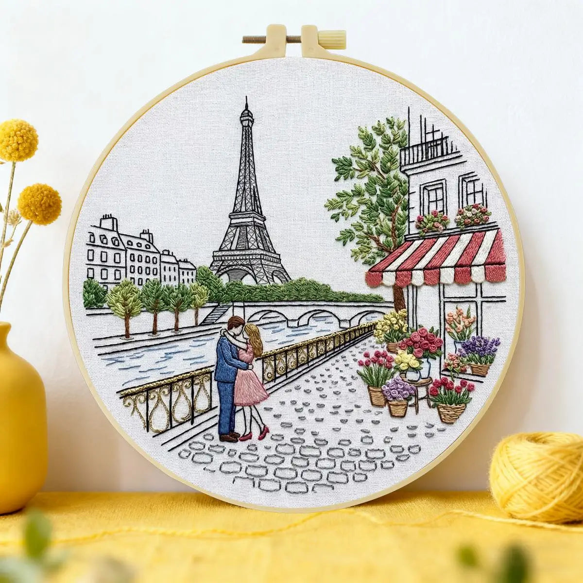 Paris Romance Embroidery Kit 🗼💐💕 Kits For Stitchers