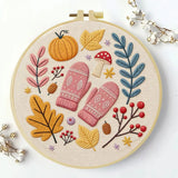 Cozy Autumn Embroidery Kit Kits For Stitchers