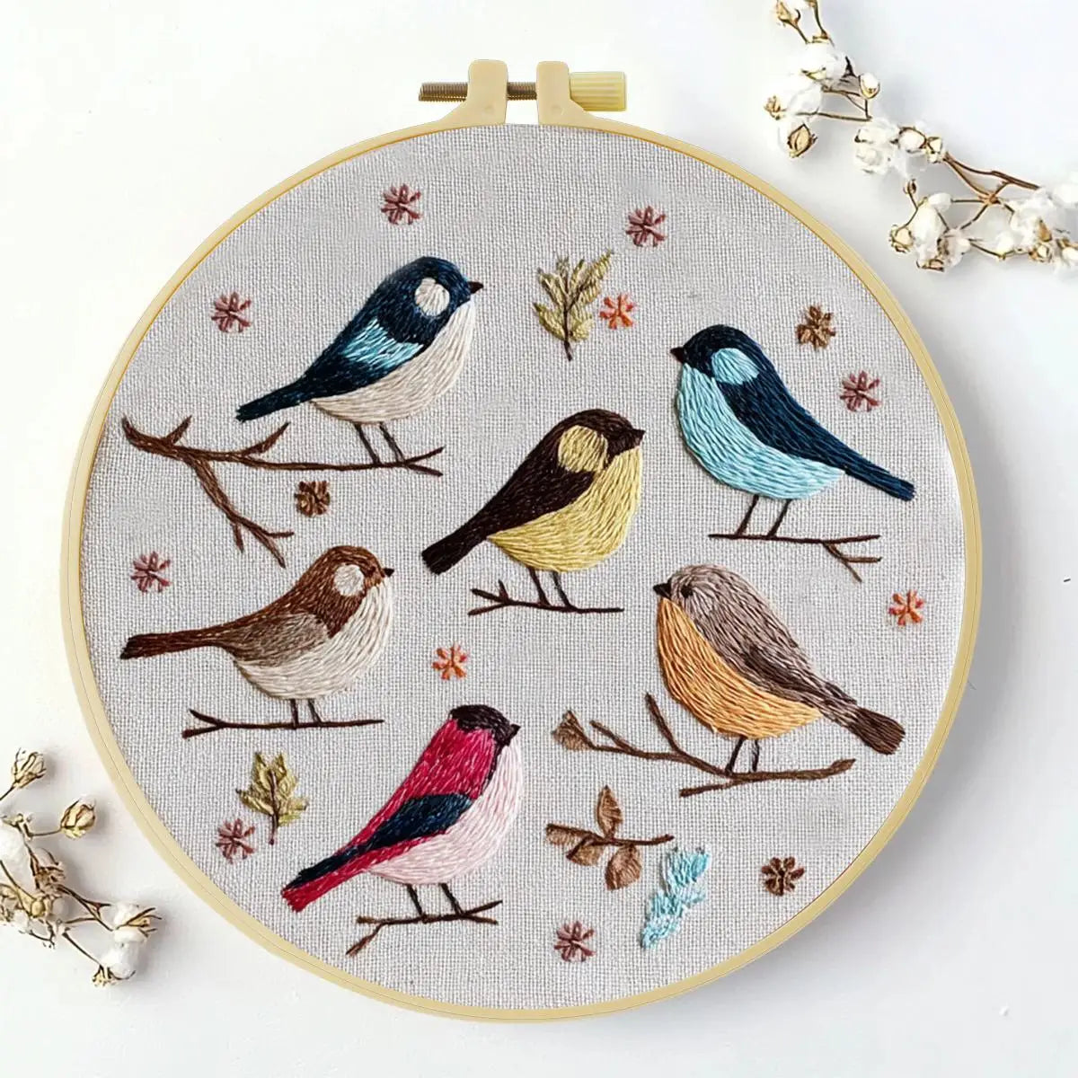Birds on a Branch Embroidery Starter Kit
