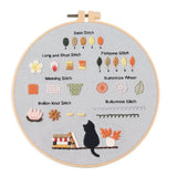 4-Piece Beginner Embroidery Stitch Sampler Kit Kits For Stitchers