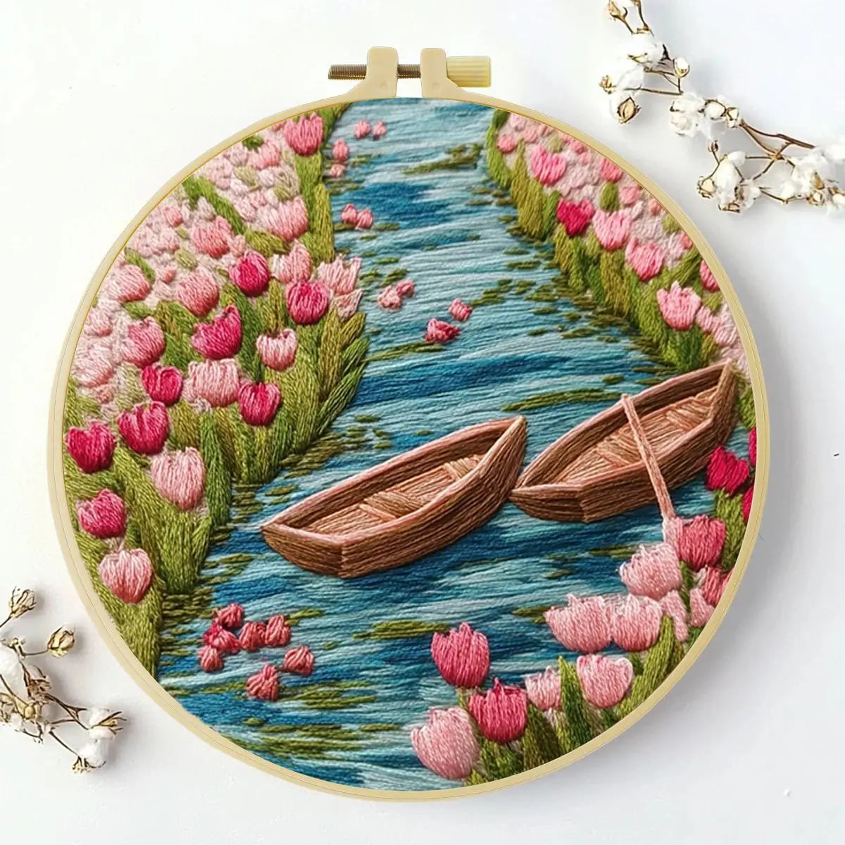 Small Sailboat Embroidery Kit