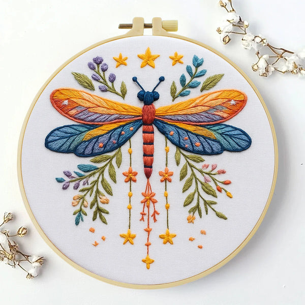 Dragonfly Hand Embroidery Kit