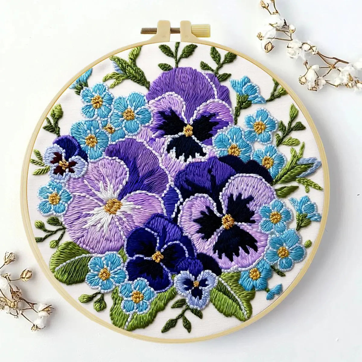 Phalaenopsis Orchid Embroidery Kit
