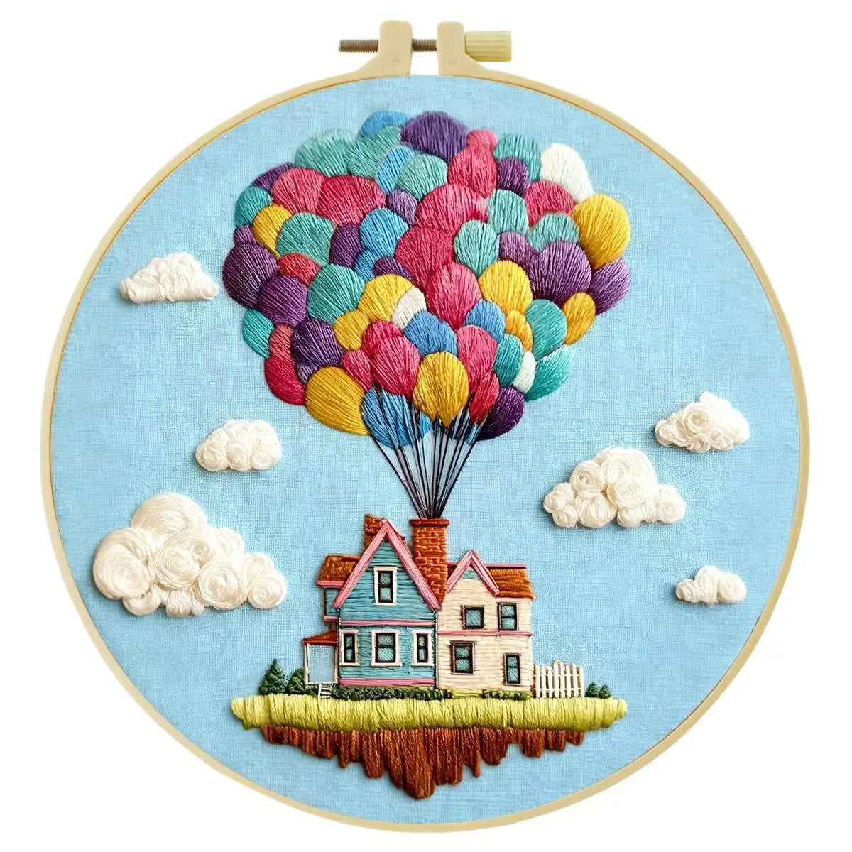 Up, Up & Home Embroidery Kit Kits For Stitchers