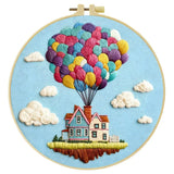 Up, Up & Home Embroidery Kit Kits For Stitchers