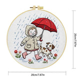 Rainy Day Puppy Walk Embroidery Kit ☔🐶❤ Kits For Stitchers