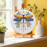 Dragonfly Hand Embroidery Kit The Stichers Heavane