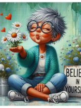 Believe in Yourself Cross Stitch Kit 🌼💖🧵✨