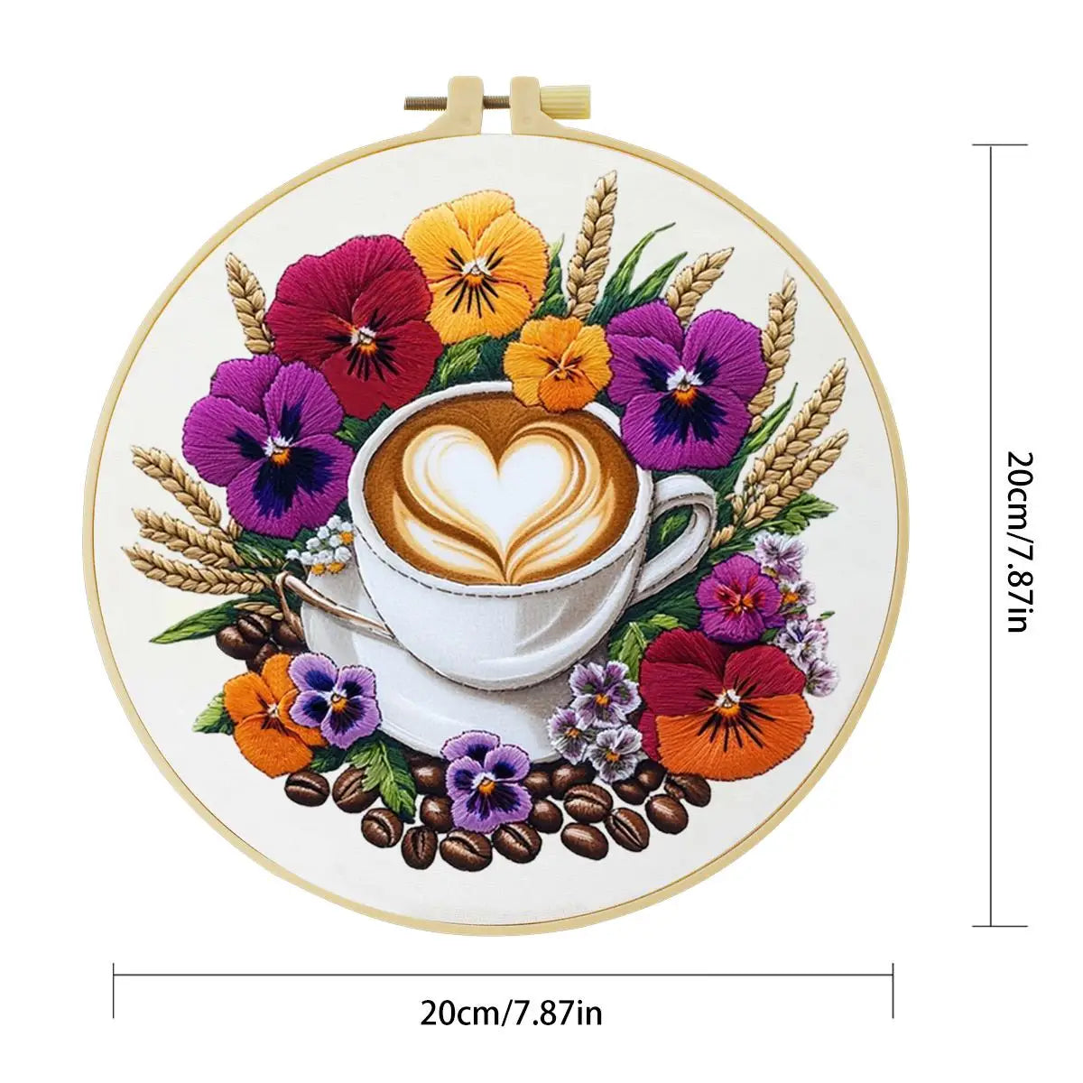 Coffee Moment Embroidery Kit