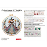 Enchanted Witch Hand Embroidery Kit The Stichers Heavane
