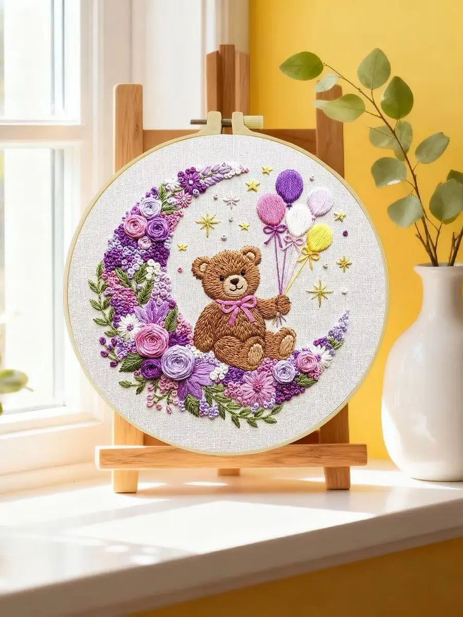 Moon Bear Embroidery Starter Kit