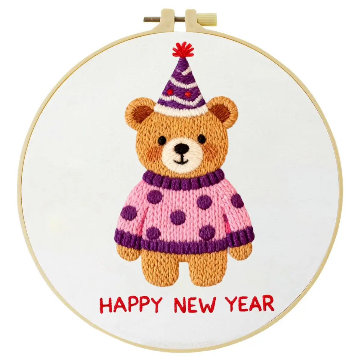 Sweater Bear Embroidery Kit