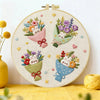 Bunny Flower Bouquets Embroidery Kit Kits For Stitchers
