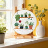 Potted Plants Hand Embroidery Kit