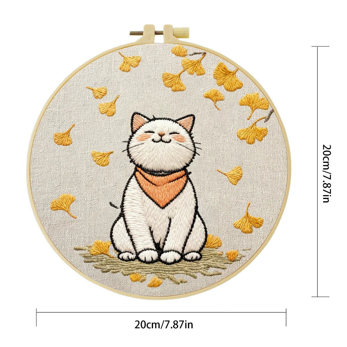 Cat Embroidery Starter Kit