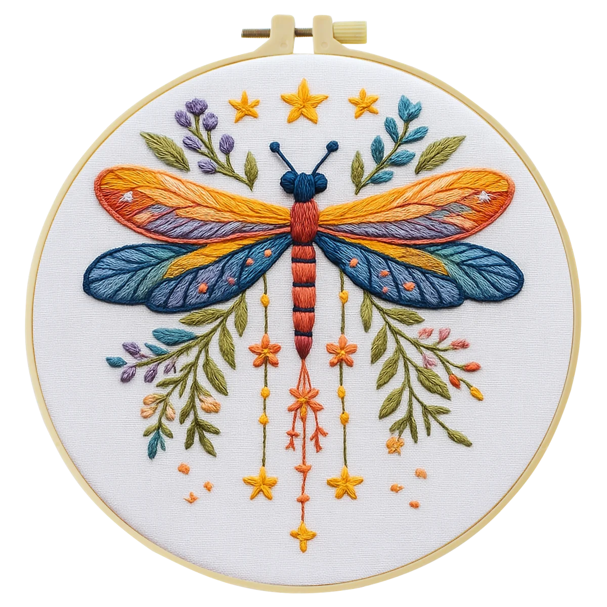Dragonfly Hand Embroidery Kit