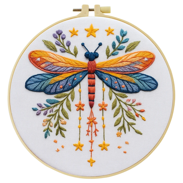 Dragonfly Hand Embroidery Kit