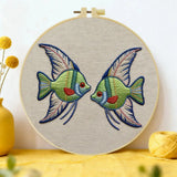 Tropical Fish Embroidery Kit Kits For Stitchers