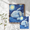 Starry Night Bunny Cross Stitch Kit 🐰🌙🧵