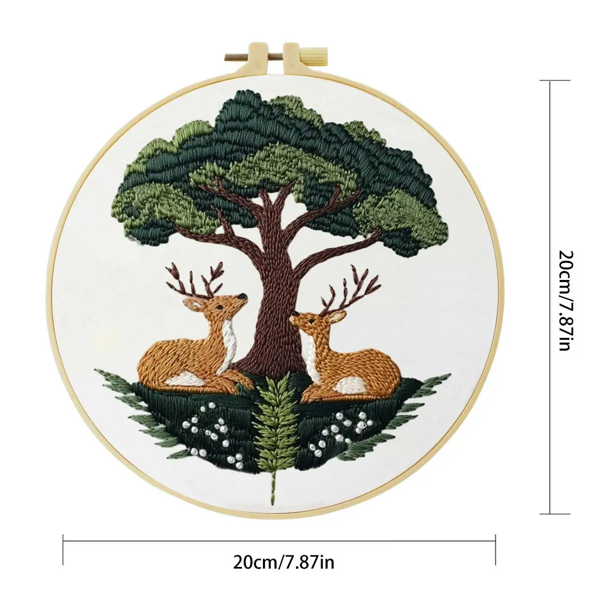Forest Deer Embroidery Kit