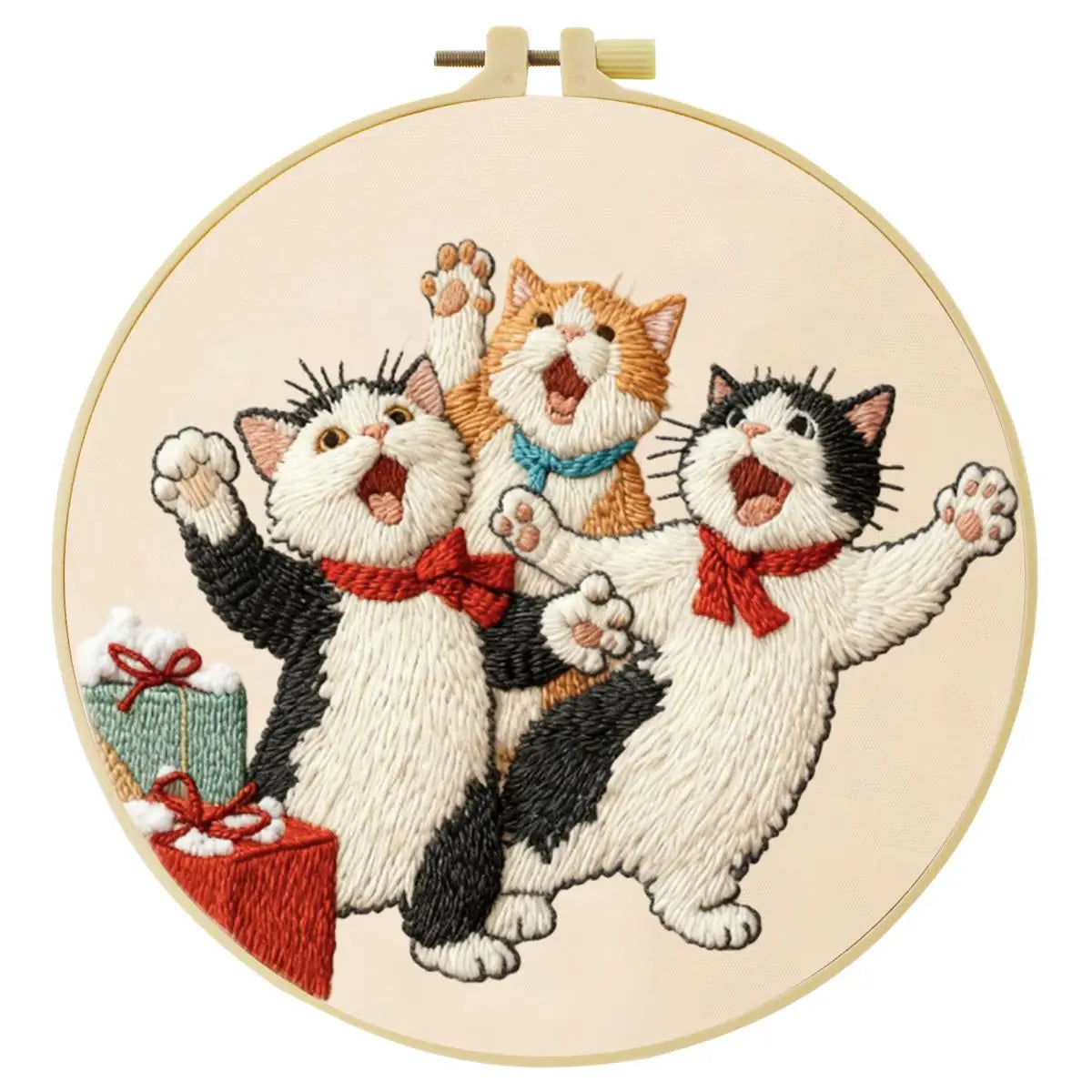 Naughty Kitten Embroidery Kit
