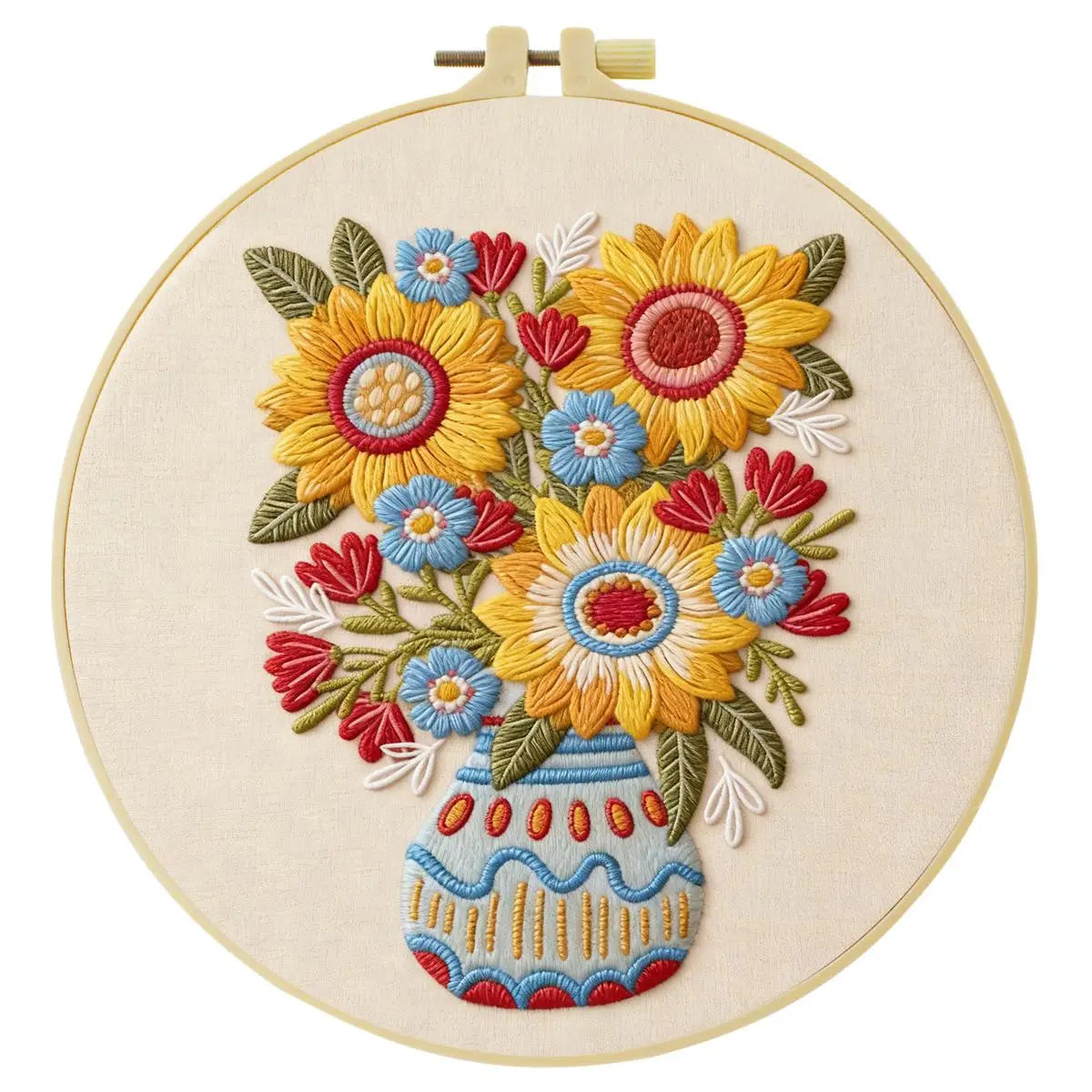 Retro Vase Embroidery Starter Kit