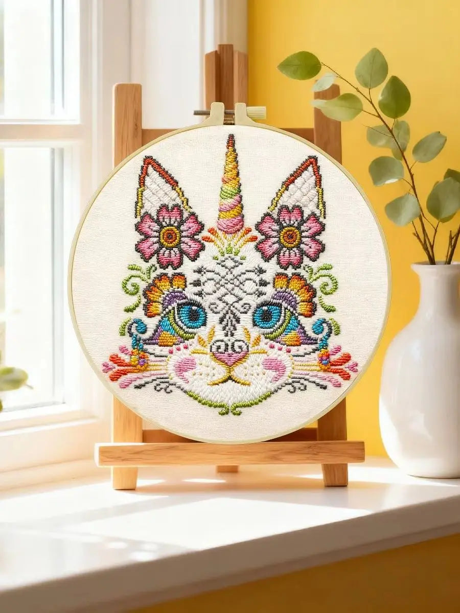 Kitten Embroidery Kit