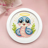 Snake Hand Embroidery Kit The Stichers Heavane