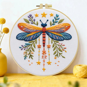 Dragonfly Hand Embroidery Kit The Stichers Heavane