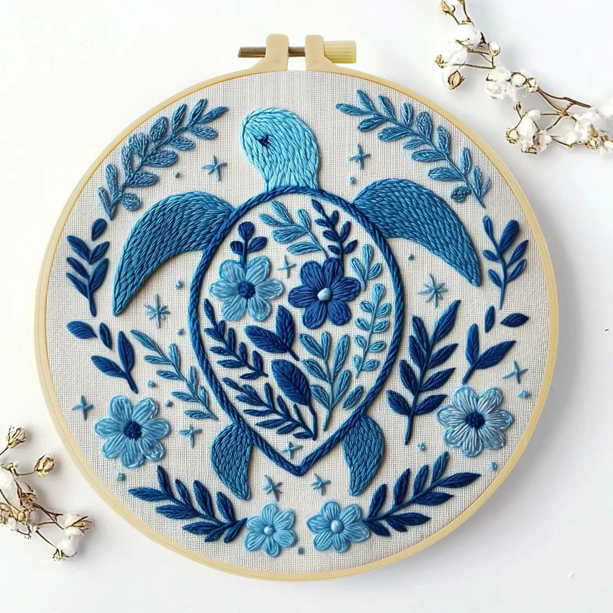 Sea Turtle Embroidery Starter Kit