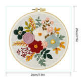 Floral Hand Embroidery Kit The Stichers Heavane