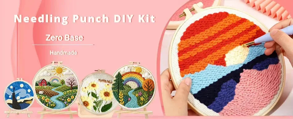 Cute Halloween & Autumn Embroidery Kit Collection