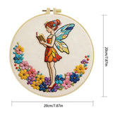 Fairy Embroidery Kit for Beginners – DIY Fantasy Hand Embroidery Hoop Set