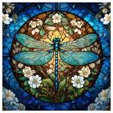Blue Dragonfly Stained Glass Cross Stitch Kit 🦋💙 Kits For Stitchers