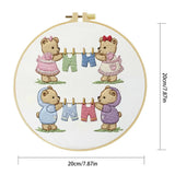 Hardworking Little Bear Embroidery Starter Kit