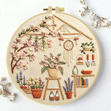 Cozy Botanical Garden Embroidery Kit Kits For Stitchers