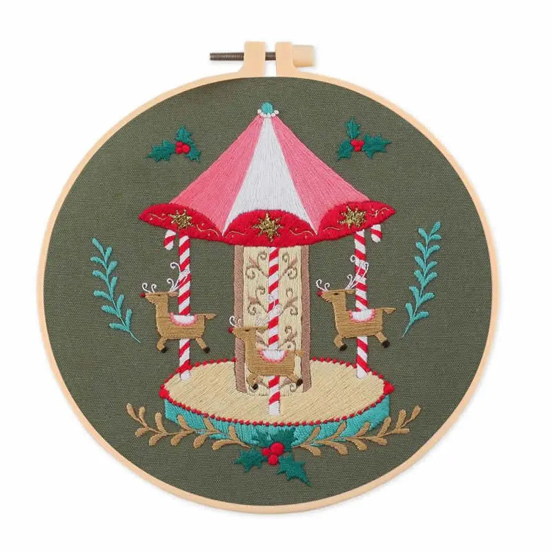 Floral Halloween Embroidery Kit Collection – 4 Designs