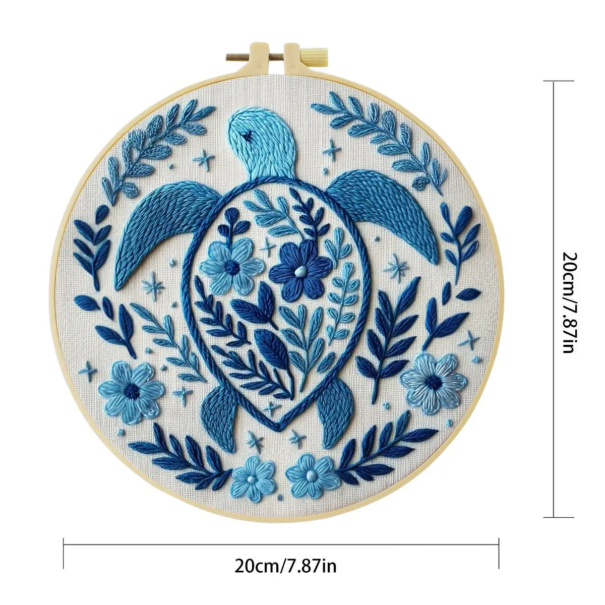 Sea Turtle Embroidery Starter Kit