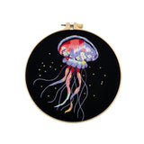 Jellyfish Embroidery Starter Kit The Stichers Heavane