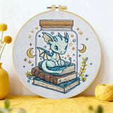 Baby Dragon Library Embroidery Kit Kits For Stitchers