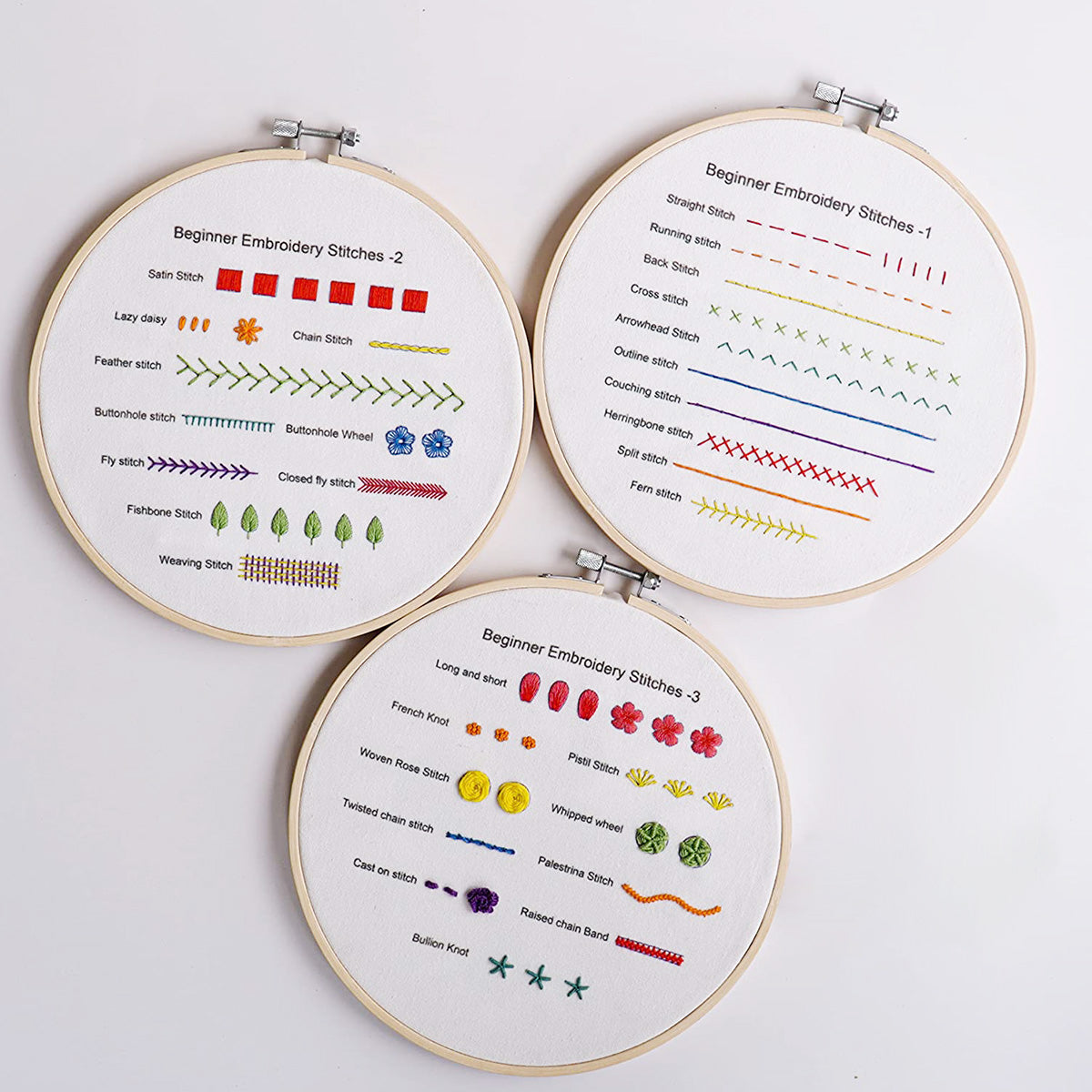 30-Stitch Beginner Embroidery Sampler Kit ⭐ Kits For Stitchers