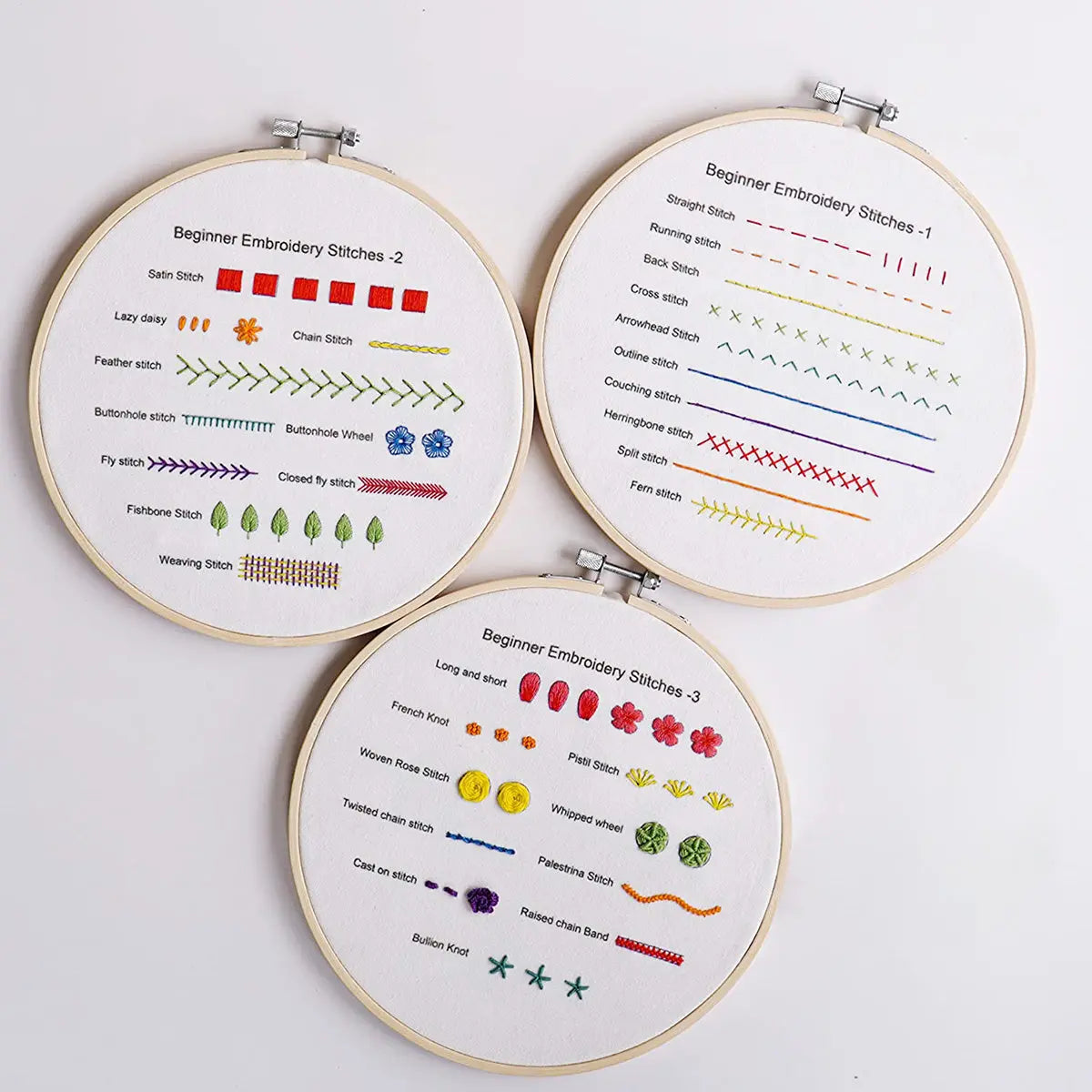 30-Stitch Beginner Embroidery Sampler Kit ⭐ Kits For Stitchers