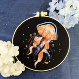 Jellyfish Embroidery Starter Kit The Stichers Heavane