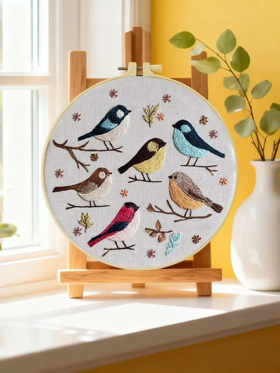 Birds on a Branch Embroidery Starter Kit