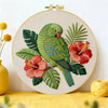 Tropical Parrot Embroidery Kit Kits For Stitchers