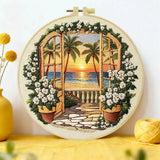 Sunset Paradise Embroidery Kit Kits For Stitchers