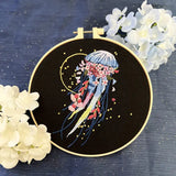Jellyfish Embroidery Starter Kit The Stichers Heavane